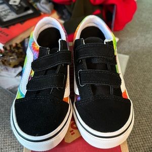 Brand new in box toddler tie dye VANS